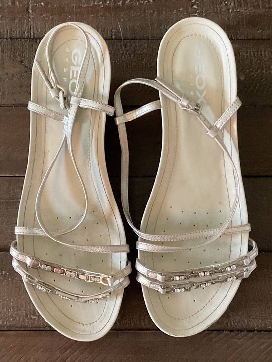 Geox Shoes - ⭐️ Geox Roxy Pearlized Nappa Leather Sandals - size 9.5